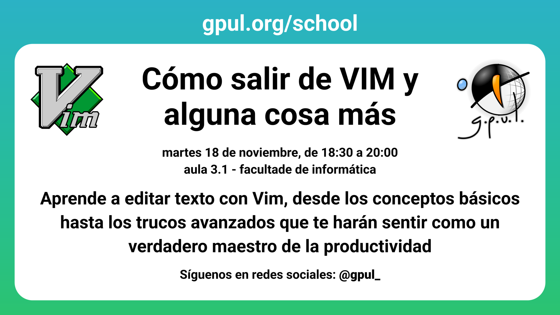Cómo salir de VIM y alguna cosa más