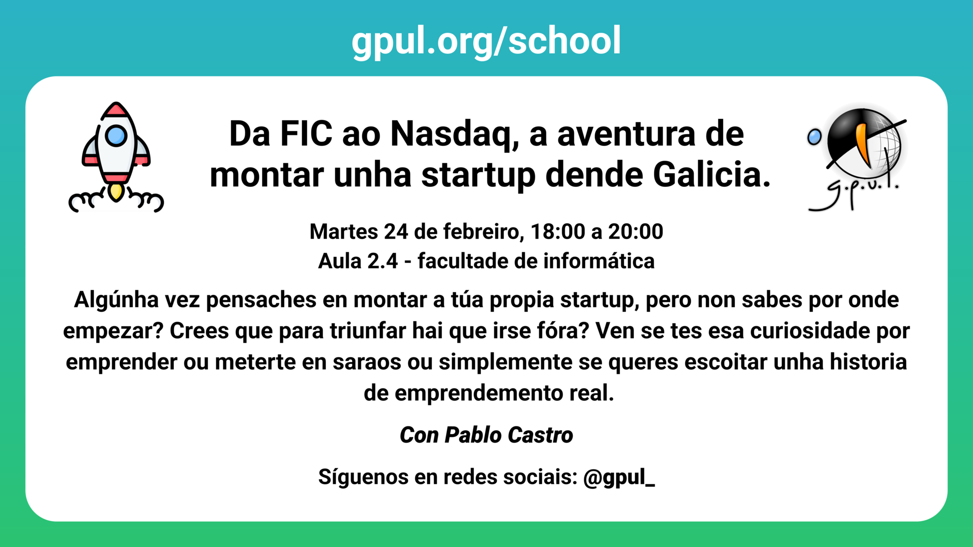 Da FIC ao Nasdaq, a aventura de montar unha startup dende Galicia.