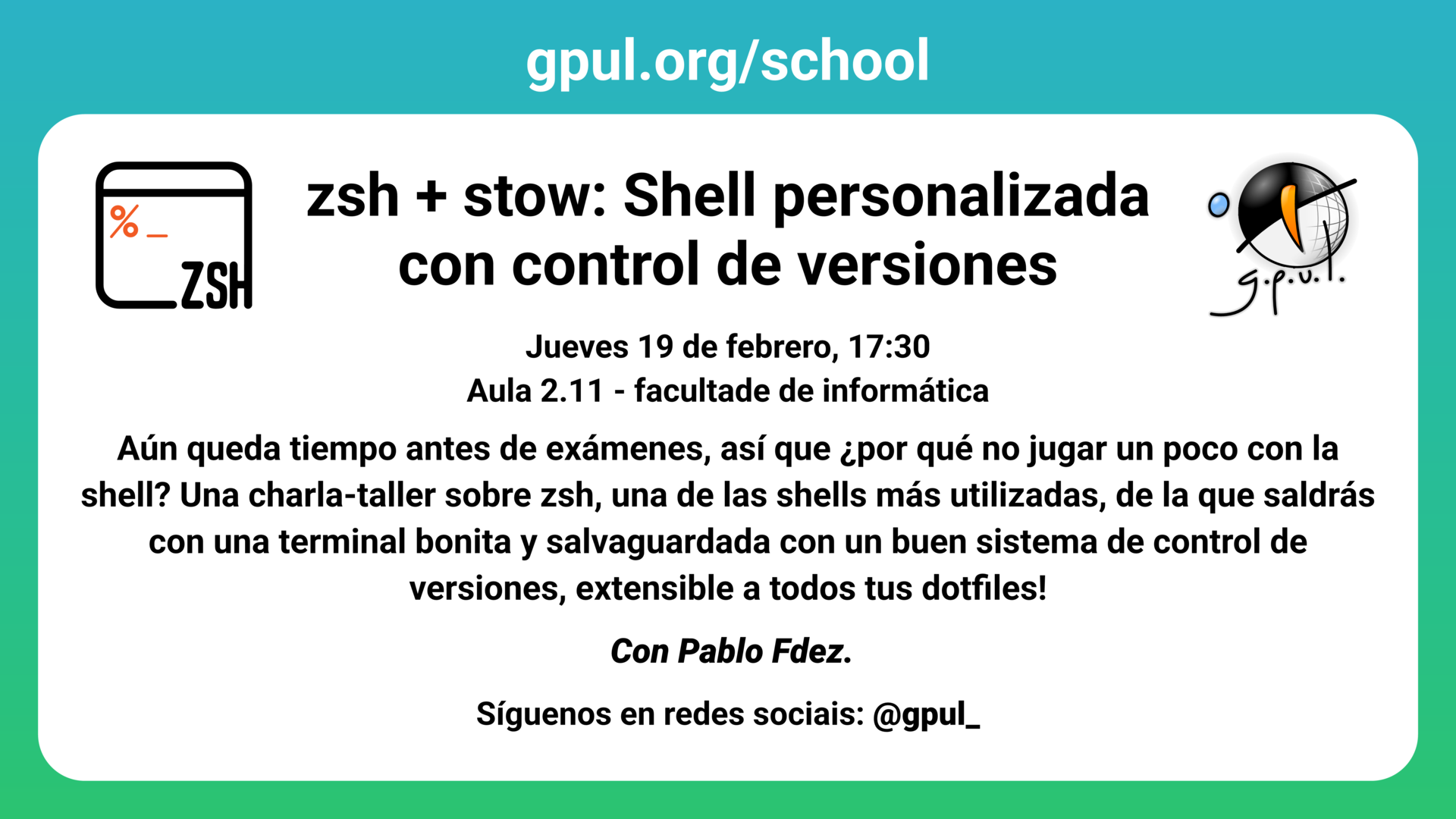 zsh + stow: Shell personalizada con control de versiones